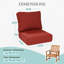  Ensemble de coussins de dossier de chaise d'extérieur 6 pouces Sunbrella-1036065522-1036065526