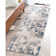 Chimeng Kalia Modern Abstract Gray Blue Area Rug
