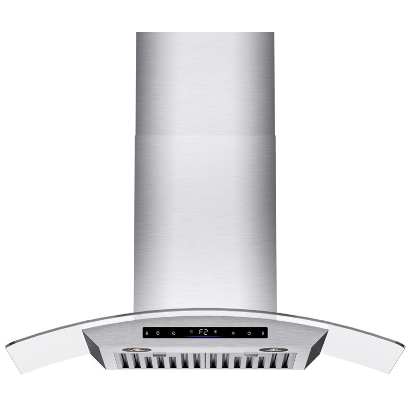 Hotte murale 30 pouces, 900 CFM, hotte murale en acier inoxydable avec geste / tactile / télécommande, avec lumières DEL
