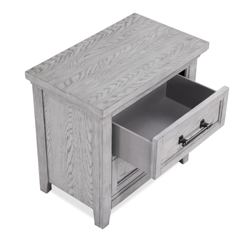 Table de chevet à deux tiroirs 1Pc