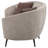 Glynes Upholstered Channel Back Curved Loveseat Beige-957825252