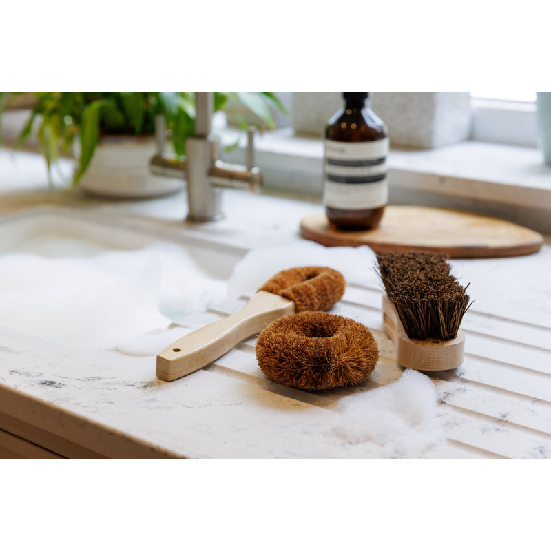 Natural Elements Eco-Friendly Coconut Fibre Brush Set of 3