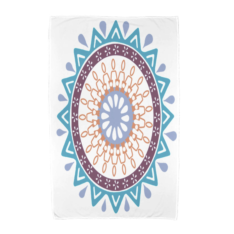 Serviette de plage Alfreda, Turquoise