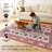 Ramage Maroon Performance Flatweave Washable Oriental Indoor / Outdoor Rug-1635115194