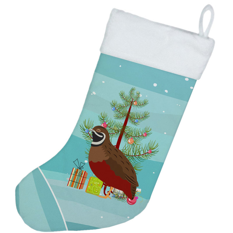 Chaussette de noël roi quail