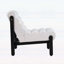 Fauteuil d'appoint Fluffy avec structure en bois, parfait pour des sièges confortables et élégants-2113703300