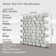 Florida 12" x 12" Natural Stone Linear Pebble Mosaic Wall Tile