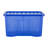 Wham Crystal 60L Plastic Storage Box Pack of 10 Tint Spectrum Blue