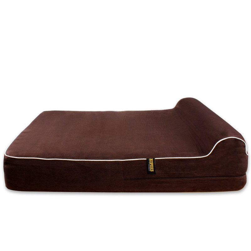 Jamari Orthopedic Cotton Pet Bed, 15cm H x 91cm W x 71cm D, Brown