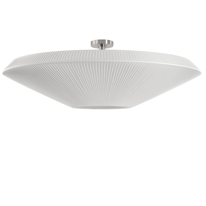 Siam 6 - Light Flush Mount, White, 6