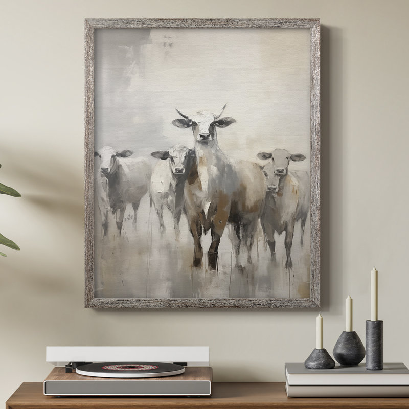 ANIMALS Series CCXCV, reproduction encadrée - bois massif, H 15 po x l 12 po