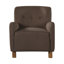 Fauteuil capitonné avec pieds en bois-1140953157