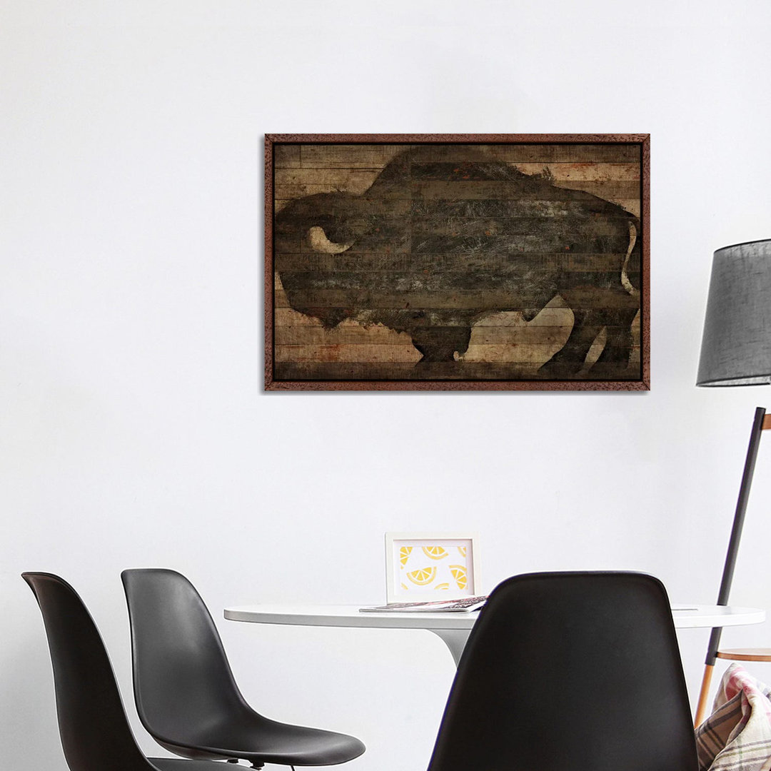 Leinwandbild Buffalo I von Diego Tirigall