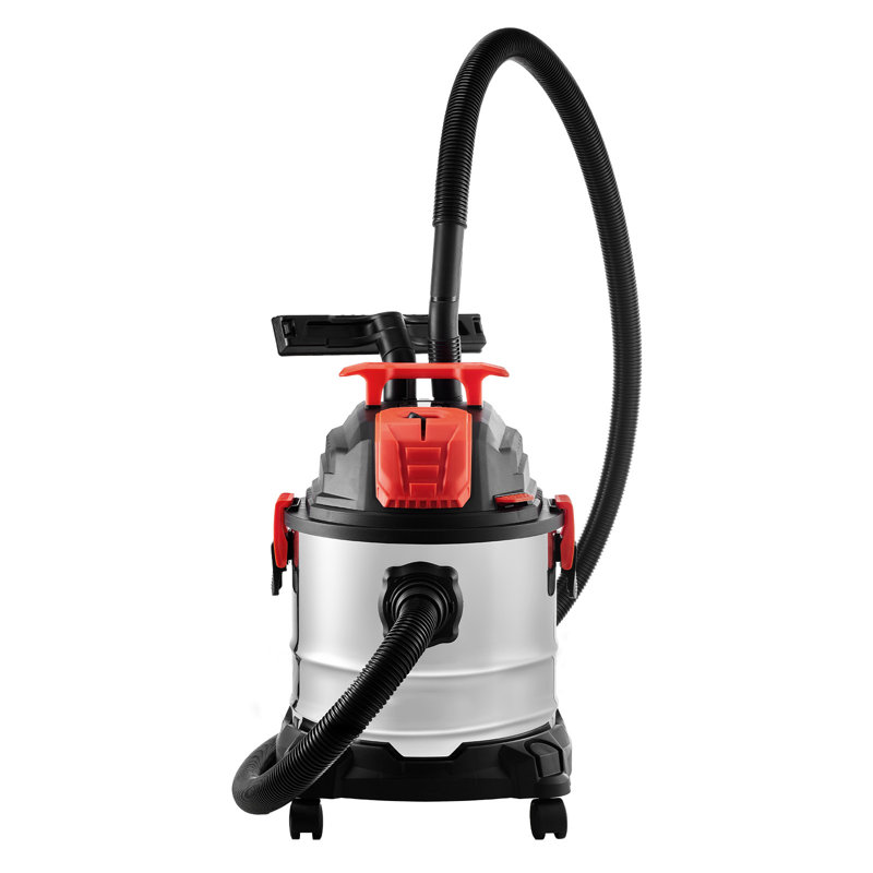Shop Vac, 5.8 Gallon Wet Dry Shop Vacuum, 4 Peak HP with One-Button Self-Cleaning, Dual-Filter, 900W Input Power, 1.25in x 7ft Hose, 9.8ft Cord, Metal Tank for Jobsite, Workshop, Garage, Home
