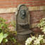 Fontaine tête de lion en résine