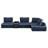 5 - Piece Upholstered Sectional