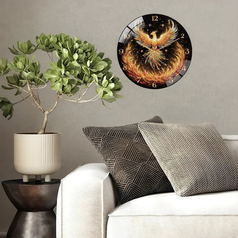 Horloge murale avec horloge murale 12 po