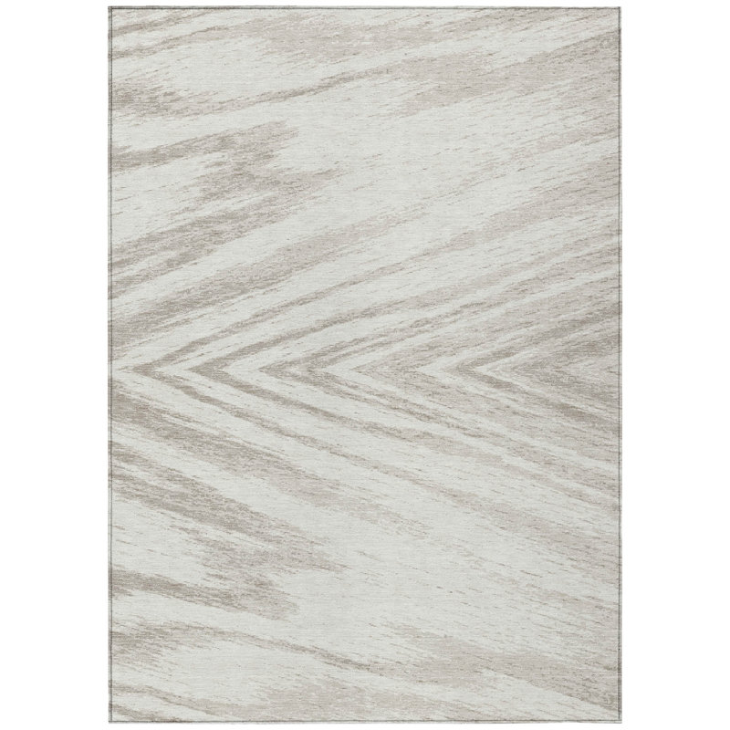 Machine Washable Indoor/Outdoor Chantille ACN876 Black Rug, Rectangle 2'6" x 3'10"