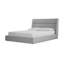 Lit plateforme tapissier avec rangement à profil bas Cove-671868340