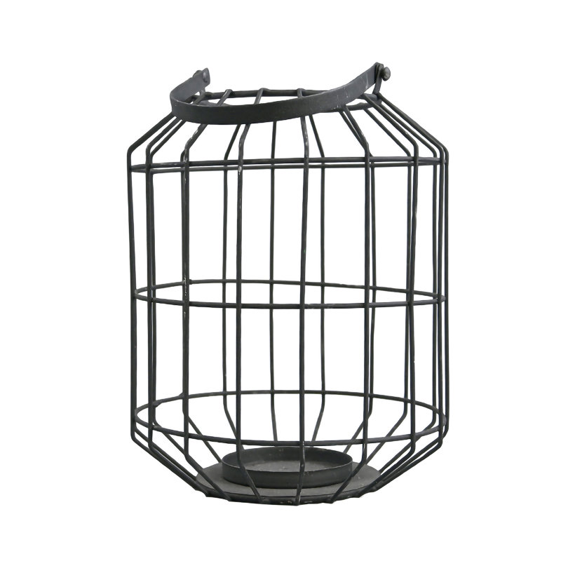Tabletop Lantern, Candle Holder Farmhouse Birdcage Lantern Decor for Weddings, Parties, Patio, Indoor Outdoor Events