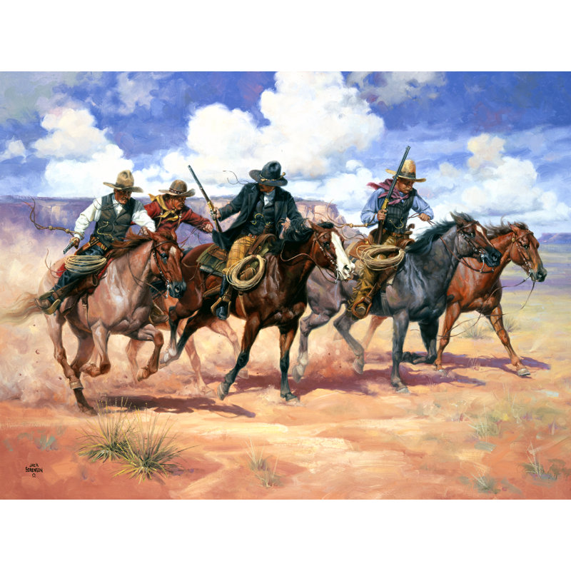 Tasma Then There Were Four by Jack Sorenson - Wrapped Canvas Print, 20 cm H x 30 cm W