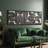 Geometric Line " Abstract Geometric Infinity Loop Shapes Rustic Retro Art Decor Extra Large Artwork Pictures "-98042006-111665122