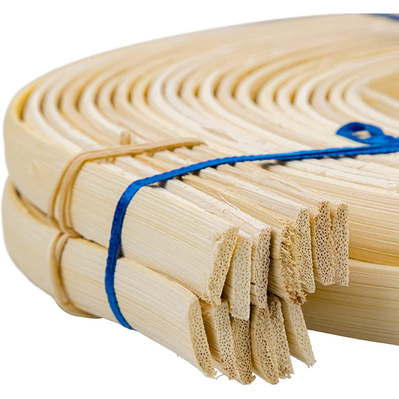 # 4-3 mm Round Reed | 1 Pound Coil | Rattan Reed for Basket Weaving and Wicker Furniture Making