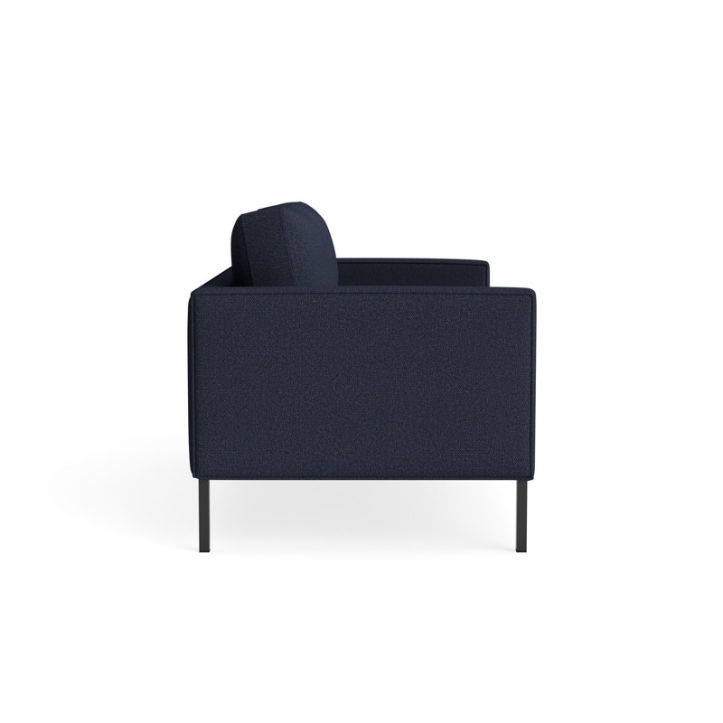 MTO - Paramount Sofa Metal Legs, 32" H x 66" W x 34" D, Kvadrat Autumn Navy