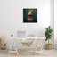 ba-928 - Reproduction encadrée de photo de lapin élégant sur toile-97262516-97262519