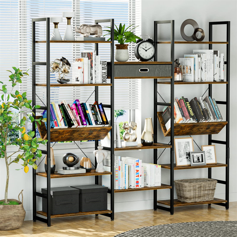 Bookcase, Black/Brown