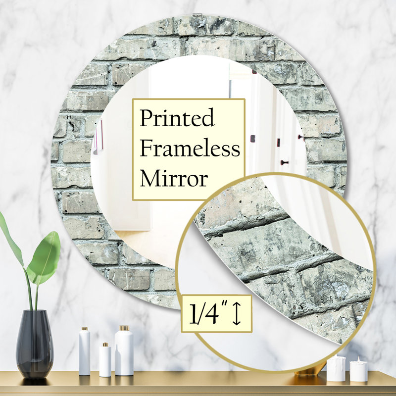 Miroir mural Stone 2, H 31,5 po x l po