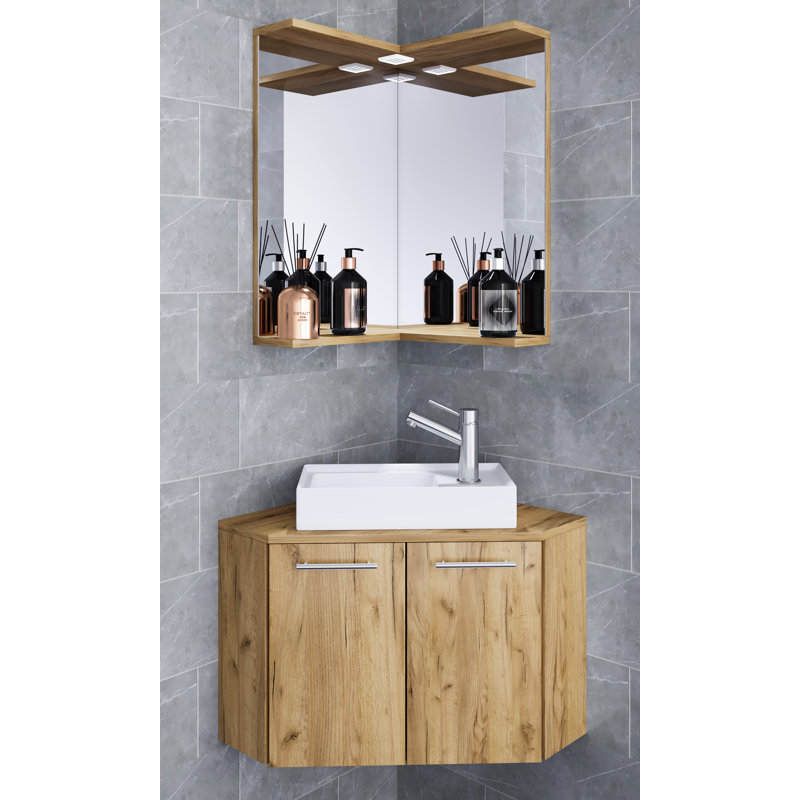 Reatta Bathroom Furniture Suite, Natural