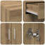 Storage Cabinet 80X42.5X93.5 Cm Engineered Wood-2133350879