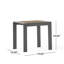 Table d'appoint en aluminium