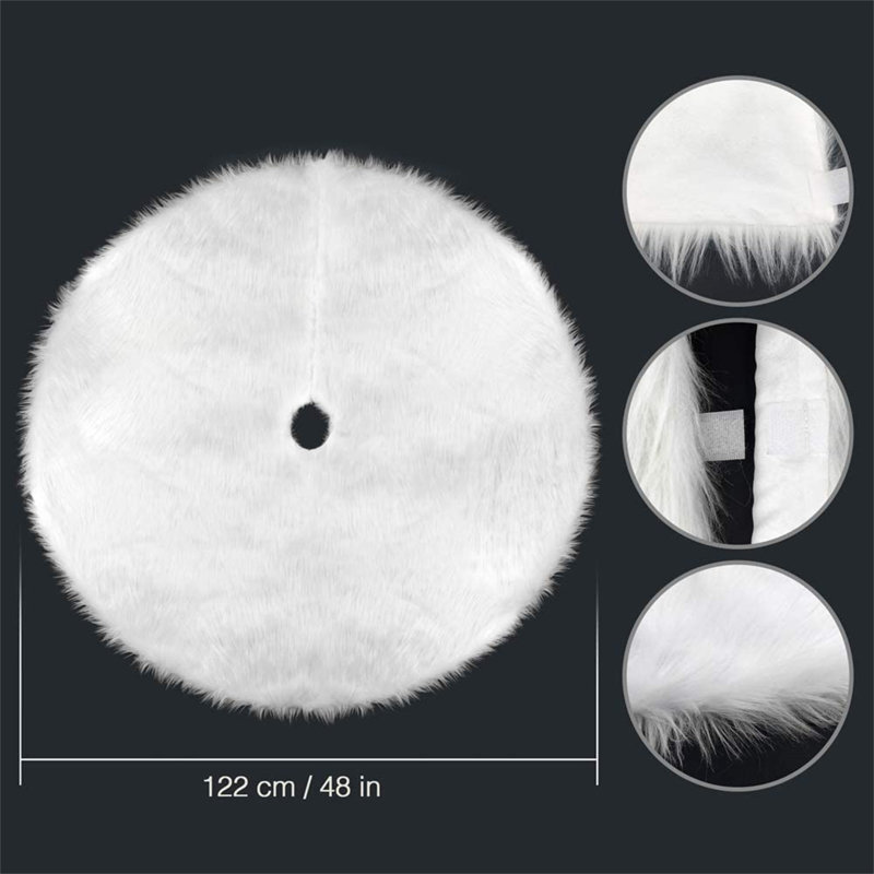 Faux Fur Tree Skirt