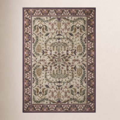 Canopy Aubergine Area Rug