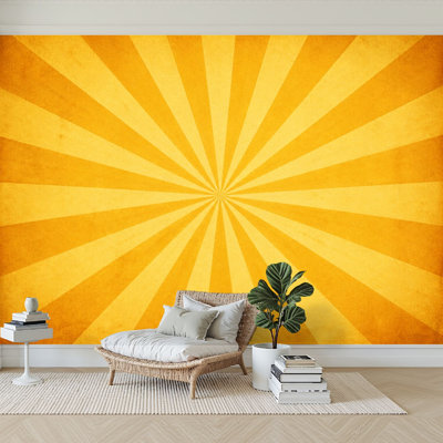 Papier peint adhésif auto-adhésif rétro Sunray