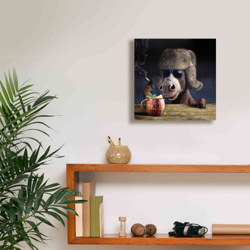 «Moscow Mule» par Lucia Heffernan, art mural sur toile, H 12 po x l 12 po x P 0,75 po