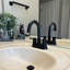 Robinet de salle de bain central avec drain Lulani St. Lucia-50297484