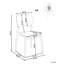 Stackable Outdoor Patio Dining Side Chair-1356602995