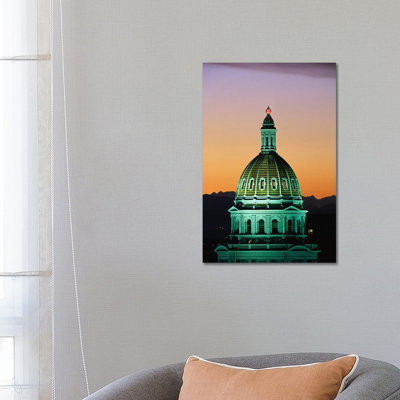 Colourado State Capitol Building Denver CO 1 Piece Wrapped Canvas Wall Art