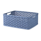 Whitmor Link Stitch Resin Form Rectangular Tote