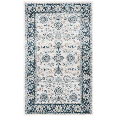 Tapis bleu Delmer