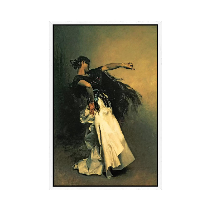 The Spanish Dancer, Study For El Jaleo, 1882 by John Singer Sargent - Painting on Canvas, 101.6cm H x 66.04cm W x 3.81cm D