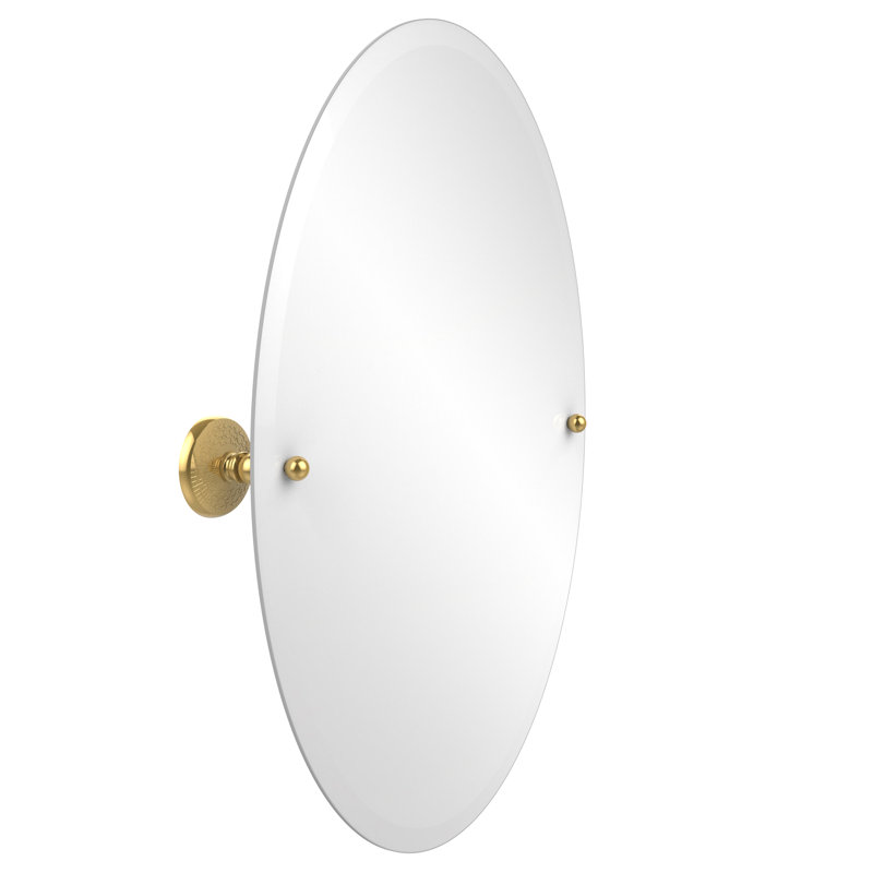 Marchmont Metal Wall Mirror, Polished Brass