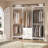 39.5'' - 65.5" W Closet System with Drawers and Hanging Rods-2122896553