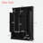 Modern Hall Tree With Adjustable Shelves, Side Cabinets, Top Compartments And Hooks-816008613