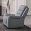 Fauteuil inclinable manuel haute densité en mousse à haute densité avec accoudoirs à volutes et garniture de siège large