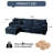 Comfortable Oversized Modular Sofa with Multiple Functional Features-1116971212