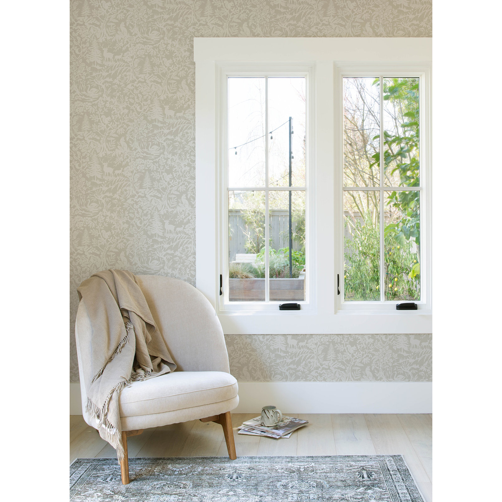 Talum Wallpaper, Taupe